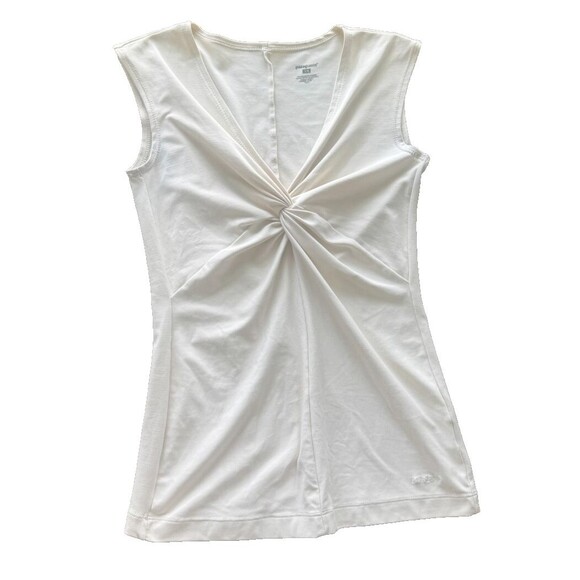 Patagonia Tops - Patagonia Women’s Bandha Top Twist Sleeveless Cream Size XS Nylon Spandex
